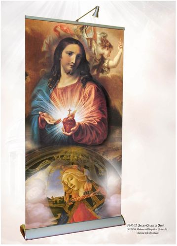 Sacro Cuore di Gesù con Madonna - Cod. F100/32