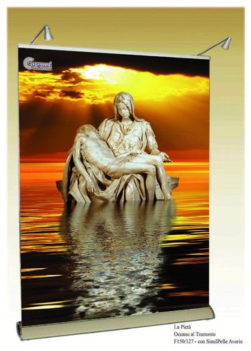 La Pietà avec l'océan au coucher du soleil - Cod. F150/127