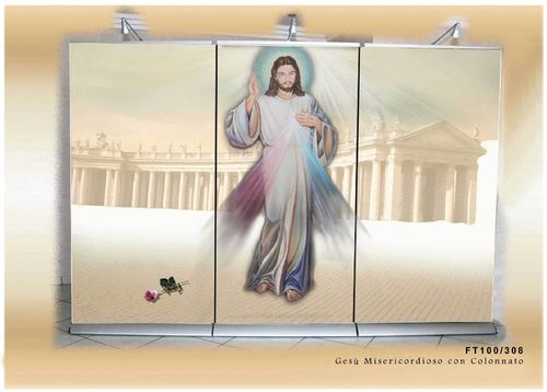 Jésus miséricordieux avec colonnade - Cod. FT100/308