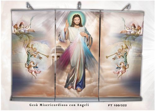 Gesù Misericordioso con gli angeli - Cod. FT100/322