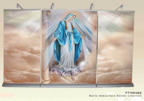 Maria Immacolata con nuvole celestiali - Cod. FT150/202
